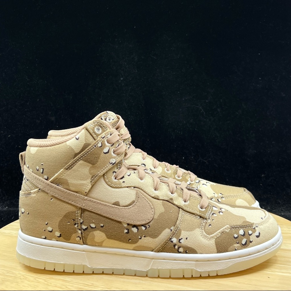 Nike Dunk High Desert Camo - Size Women's 9.5/Men's 8 - DX2314-200 - Picture 7 of 10